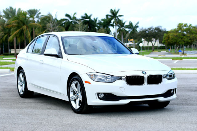 2015 BMW 3-Series (White/Tan)
