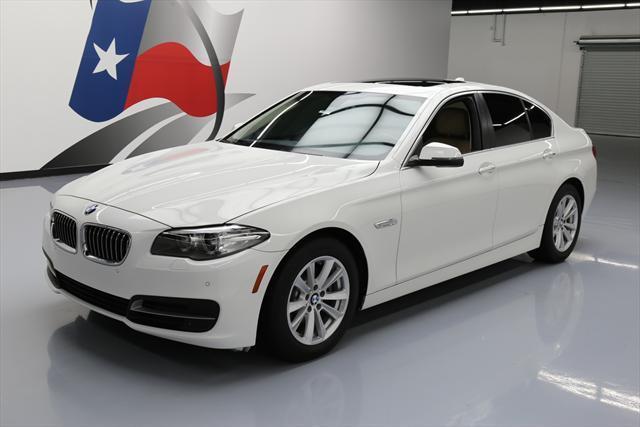 2014 BMW 5-Series (White/Tan)