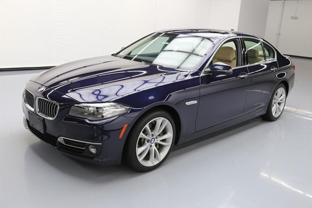 2014 BMW 5-Series (Blue/Tan)