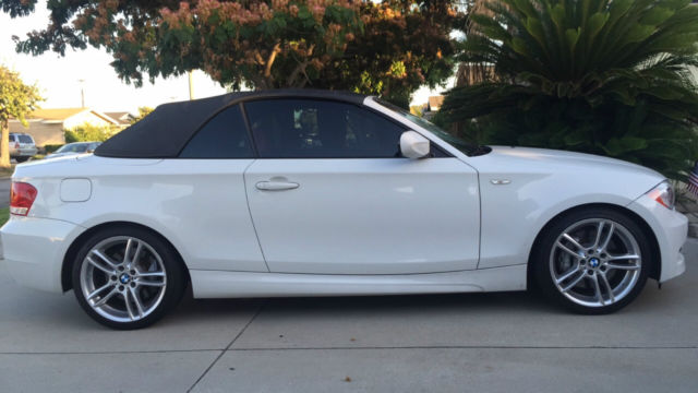 2012 BMW 1-Series (White/Corral Red)