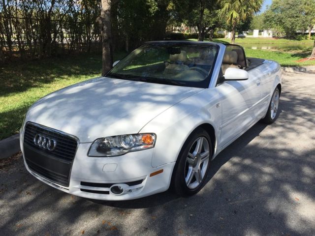 2007 Audi A4 (Ibis White/Beige)