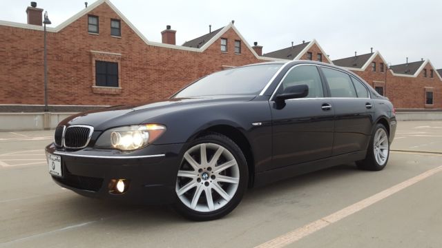 2007 BMW 7-Series (Blue/Tan)