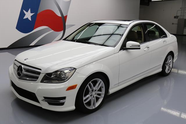 2013 Mercedes-Benz C-Class (White/Tan)