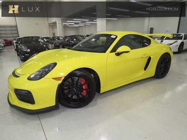 2016 Porsche Cayman (Yellow/Black)