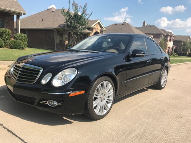 2008 Mercedes-Benz E-Class (Black/Tan)