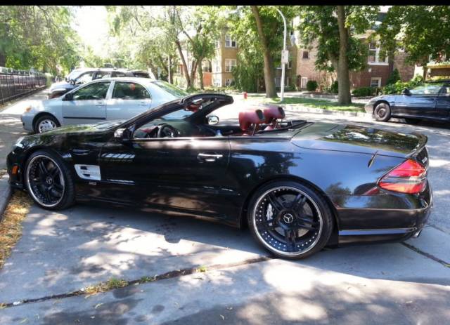 2007 Mercedes-Benz SL-Class (Black/Burgundy)