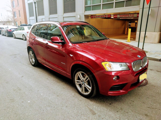 2014 BMW X3 (Red/Tan)