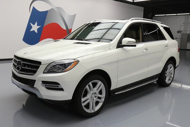 2014 Mercedes-Benz M-Class (White/Tan)