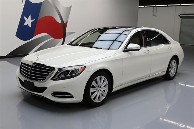 2014 Mercedes-Benz S-Class (White/Tan)