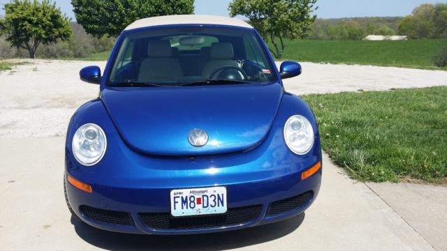 2007 Volkswagen Beetle-New (Blue/Tan)