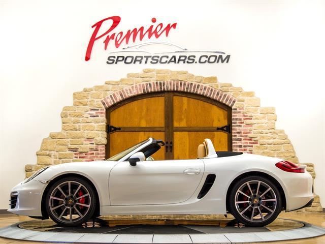 2013 Porsche Boxster S (White/Luxor Beige)