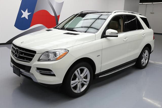 2012 Mercedes-Benz M-Class (White/Tan)