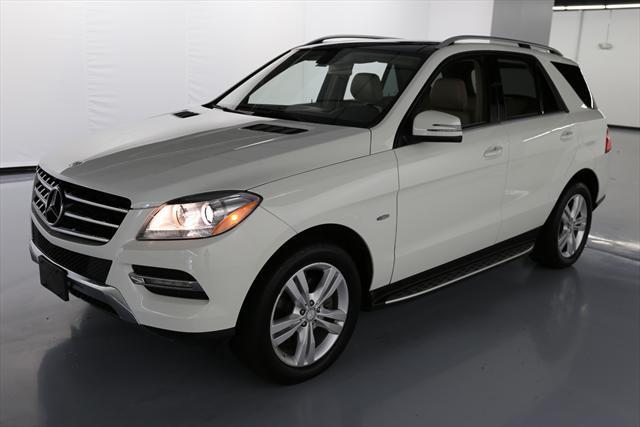2012 Mercedes-Benz M-Class (White/Tan)