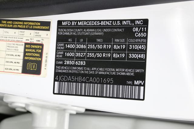 2012 Mercedes-Benz M-Class (White/Tan)