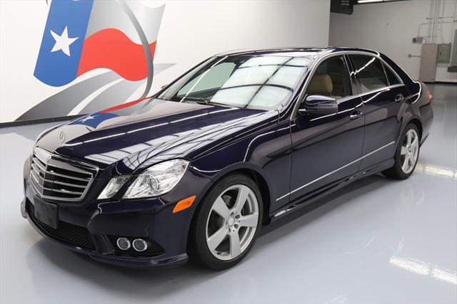 2010 Mercedes-Benz E-Class (Blue/Tan)