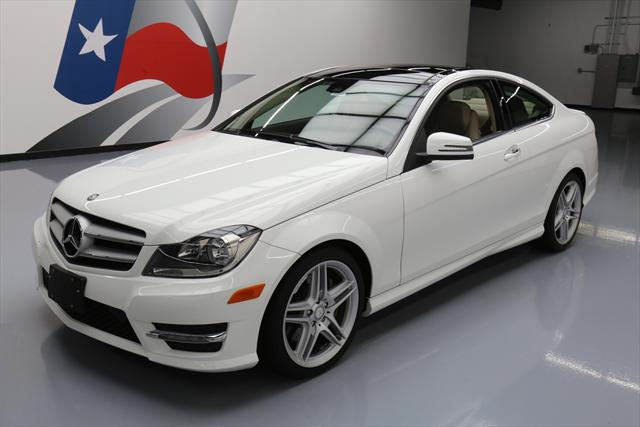 2013 Mercedes-Benz C-Class (White/Tan)