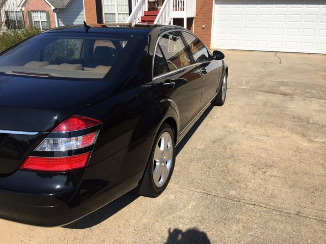 2007 Mercedes-Benz S-Class (Black/Tan)