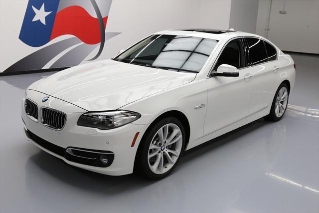 2014 BMW 5-Series (White/Brown)