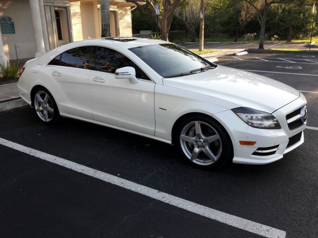 2012 Mercedes-Benz CLS-Class (White/Black)