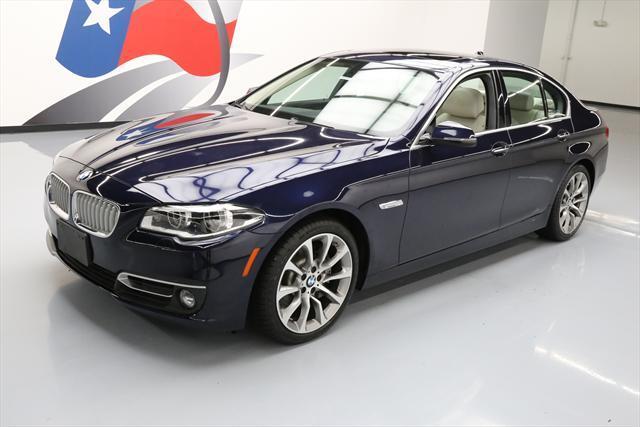 2014 BMW 5-Series (Blue/Tan)