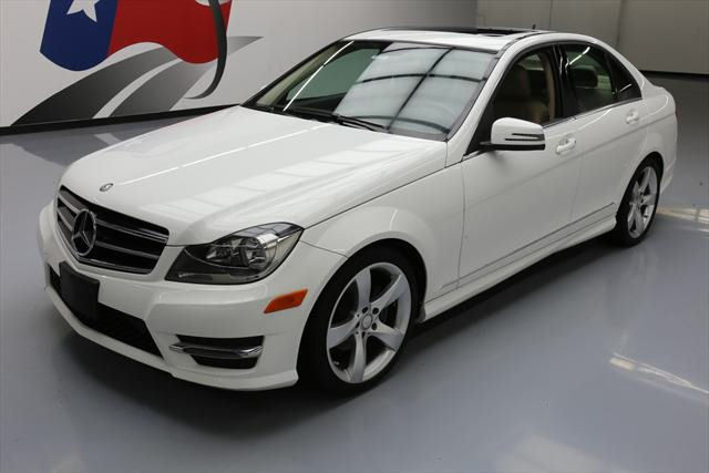 2014 Mercedes-Benz C-Class (White/Tan)