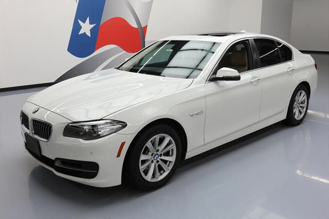 2014 BMW 5-Series (White/Tan)