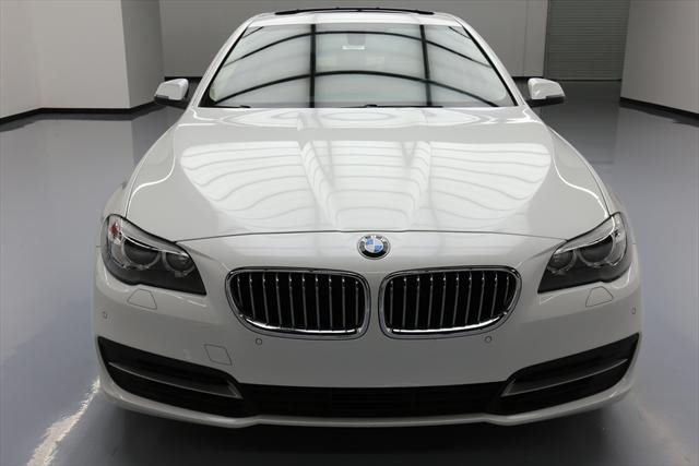 2014 BMW 5-Series (White/Tan)