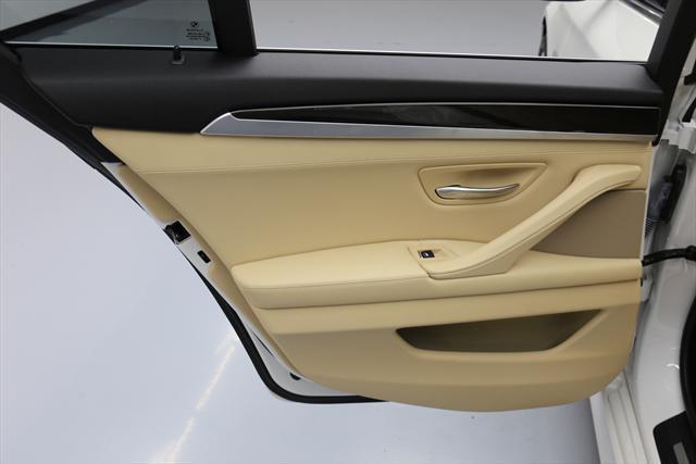 2014 BMW 5-Series (White/Tan)