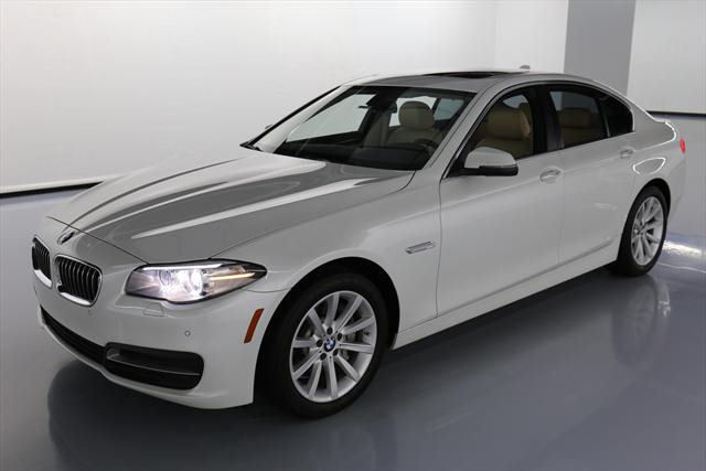 2014 BMW 5-Series (White/Tan)