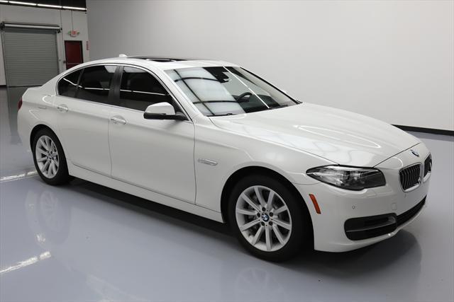 2014 BMW 5-Series (White/Tan)