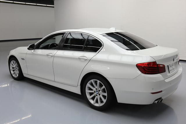 2014 BMW 5-Series (White/Tan)
