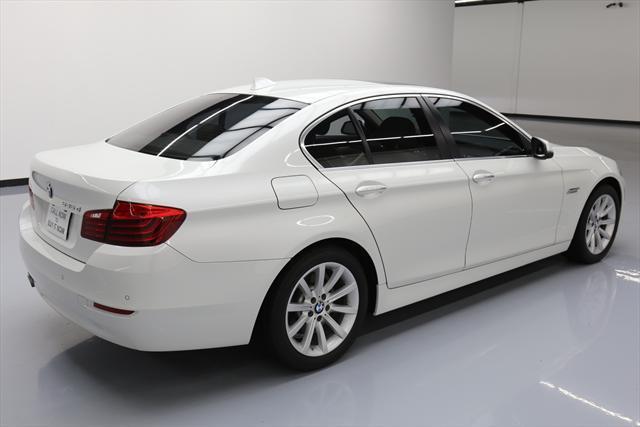 2014 BMW 5-Series (White/Tan)