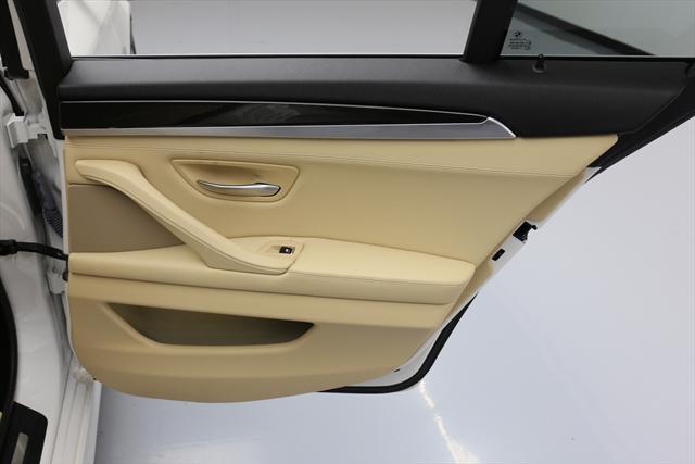2014 BMW 5-Series (White/Tan)