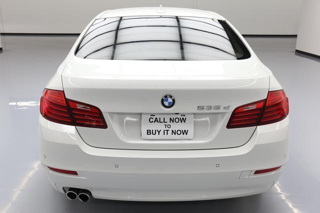 2014 BMW 5-Series (White/Tan)