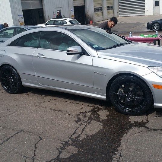 2012 Mercedes-Benz E-Class (Silver/Red)