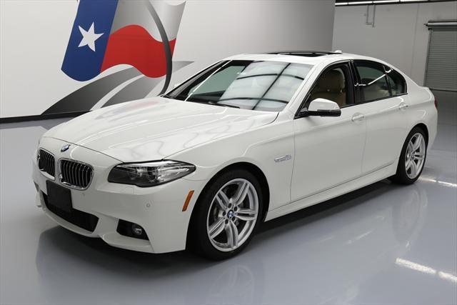 2014 BMW 5-Series (White/Tan)