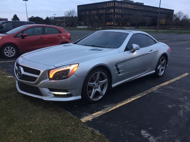 2013 Mercedes-Benz SL-Class (Silver/BLACK W/RED SEATS)