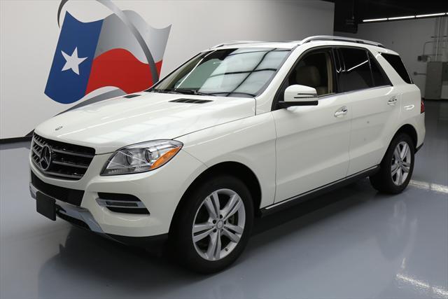 2014 Mercedes-Benz M-Class (White/Tan)