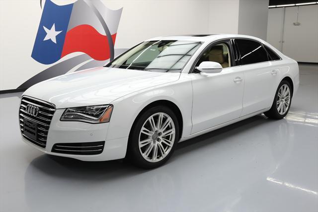 2013 Audi A8 (White/Tan)