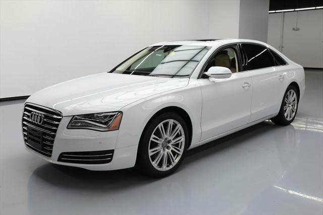 2013 Audi A8 (White/Tan)