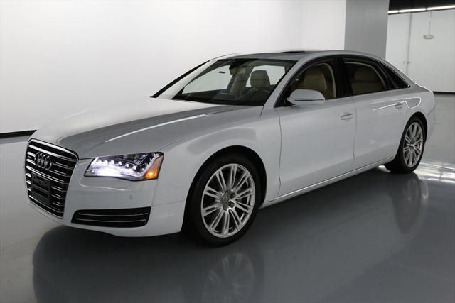 2013 Audi A8 (White/Tan)