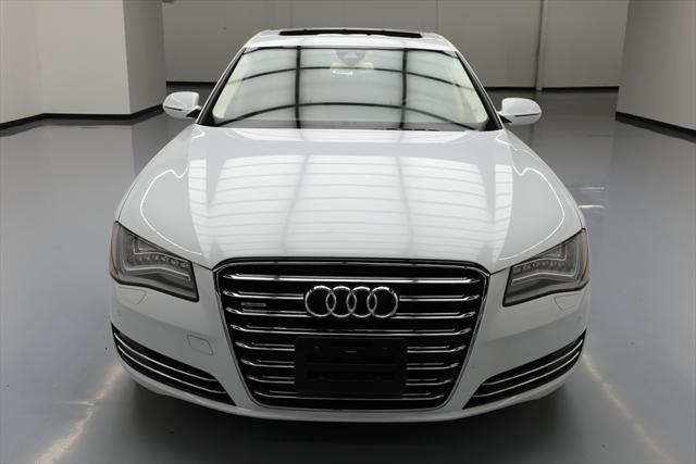 2013 Audi A8 (White/Tan)