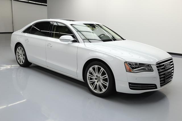 2013 Audi A8 (White/Tan)
