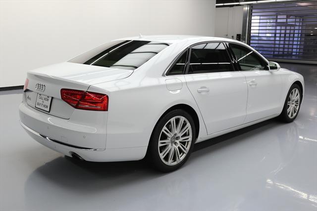 2013 Audi A8 (White/Tan)