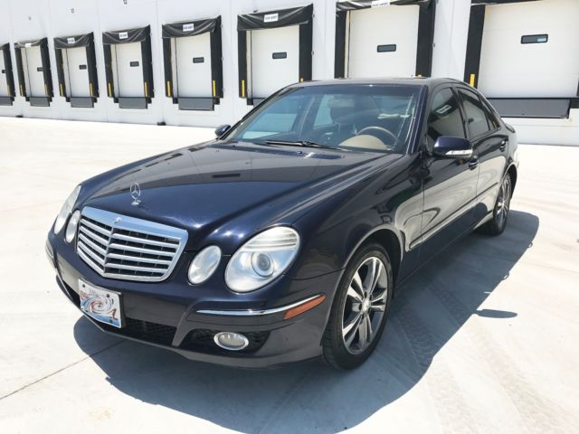 2007 Mercedes-Benz E-Class (Blue/Tan)