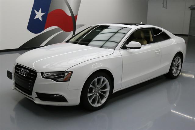 2013 Audi A5 (White/Tan)