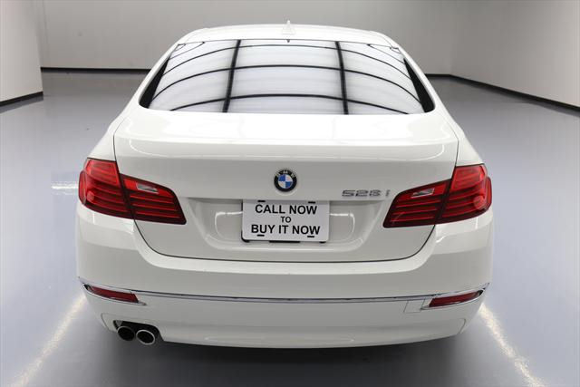 2014 BMW 5-Series (White/Tan)