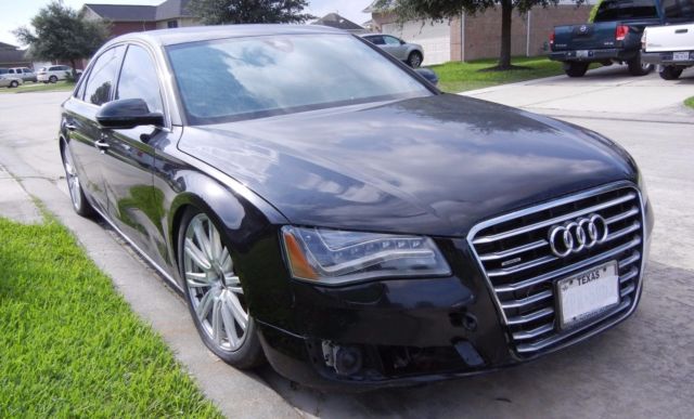 2011 Audi A8 (Black/Brown)