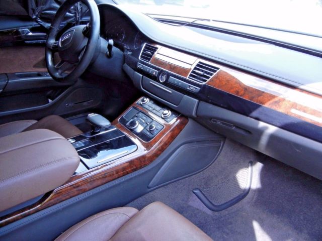 2011 Audi A8 (Black/Brown)