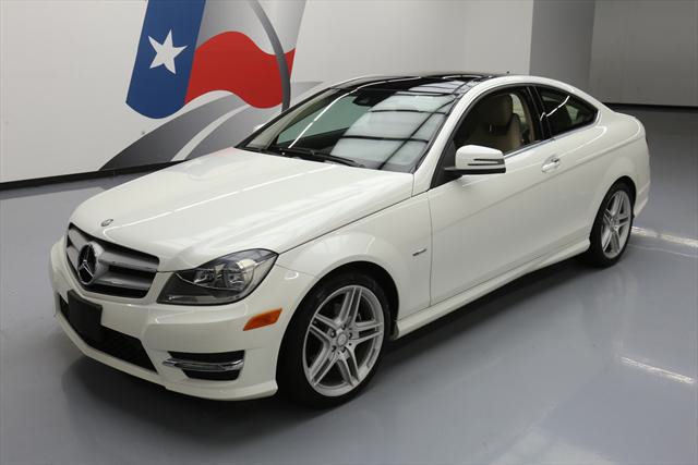 2012 Mercedes-Benz C-Class (White/Tan)